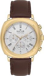 Nacar NC40-290498-DWL2 Kahverengi-Altın Erkek Kol Saati