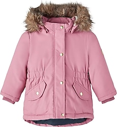 Name It Nmfmarlin Kapüşonlu Pembe Kız Çocuk Parka