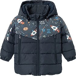 Name It Nmmmaglow Kapüşonlu Erkek Çocuk Şişme Mont