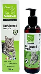 Nanbell Nansalmonoil Omega 3-6-9 200 ml Kediler için Balık Yağı
