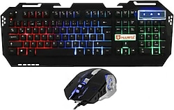 Narita GX-550 RGB Kablolu Oyuncu Klavye Mouse Seti