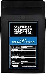 Natural Harvest Roasting Cuba Serrano Lavado Öğütülmüş Espresso Kahve 500 gr