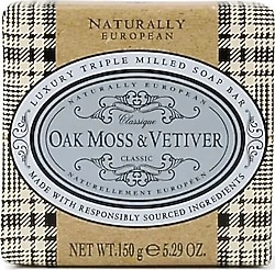 Naturally European Oak Moss & Vetiver 150 gr Sabun