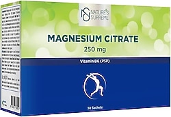 Nature's Supreme Magnesium Citrate + Vitamin B6 P5P 30 Saşe