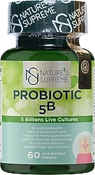 Nature's Supreme Probiotic 5B 60 Kapsül