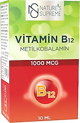 Nature's Supreme Vitamin B12 1000 Mcg Methylcobalamin 10 ml Sprey