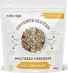 Naturiga Unsuz Tohum Kraker Sade 40 gr