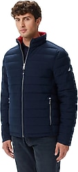 Nautica V622744 Çift Taraflı Erkek Şişme Mont