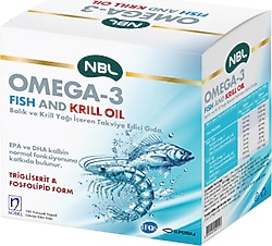 NBL Omega 3 Balık Krill Yağı 100 Kapsül