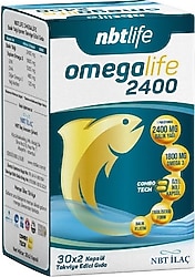 Nbt Life Omegalife 2400 mg 30x2 Kapsül