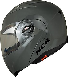 NCR Nardo Gri Çene Açılır Motor Kaskı
