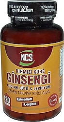 Ncs Kırmızı Kore Ginseng Alıç Arı Sütü Lepidyum 120 Tablet