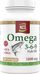 Ncs Omega 3 + 6 + 9 Balık Yağı 200 Softgel