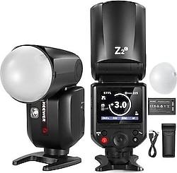 Neewer Z2-C Yuvarlak Başlıklı Tepe Flaş Canon