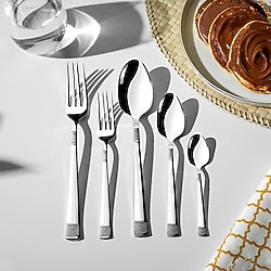 Nehir Dila Sade 30 Parça 6 Kişilik Çatal Kaşık Takımı