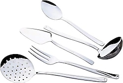 Nehir Fiesta Sade 5 Parça Çelik Servis Seti