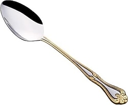 Nehir Lalezar Altın Kaplama 12'li Yemek Kaşığı