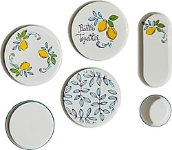 Nehir Sour Lemon 15 Parça 6 Kişilik Seramik Kahvaltı Takımı