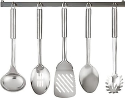 Nehir Stew Sade 5 Parça Çelik Servis Seti