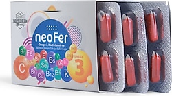 Neofer Multivitamin ve Omega 3 30 Kapsül