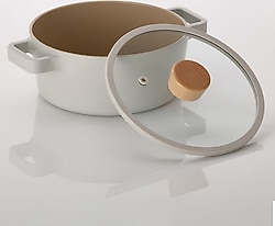 Neoflam Fika Bej 18 cm Döküm Tencere