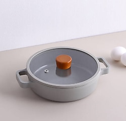 Neoflam Fika Cam Kapaklı Döküm Sahan 20 cm