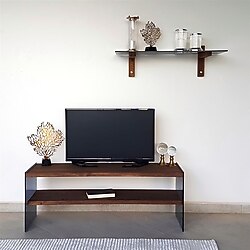 Neostill Wood'n Glass Ahşap TV Ünitesi TV101
