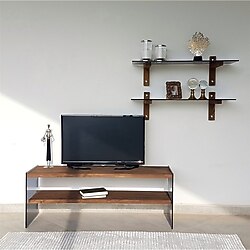 Neostill Wood'n Glass Ahşap TV Ünitesi TV102
