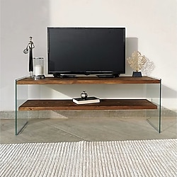 Neostill Ahşap TV Ünitesi Wood'n Glass TV104