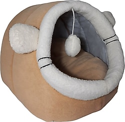 Nerotex 50 cm Kahverengi Kulaklı Alaska Kedi Evi