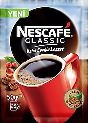 Nescafe Classic Granül Kahve 50 gr Eko Paket