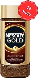 Nescafe Gold Granül Kahve 100 gr Kavanoz 12'li