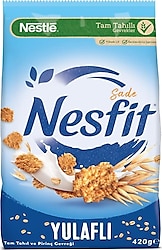 Nesfit Sade Tam Buğday ve Pirinç Gevreği 420 gr