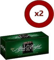 Nestle After Eight Classic Nane Dolgulu Çikolata 200 gr 2'li