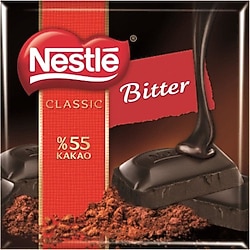 Nestle Classic 60 gr 6'lı Paket Bitter Kare Çikolata