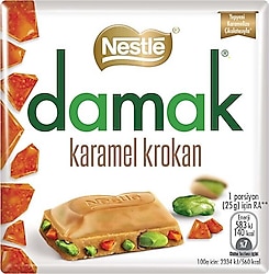 Nestle Damak Karamel Krokan Çikolata 60 gr