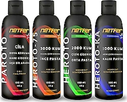 Netfer 4'lü 100 ml Pasta Cila Set