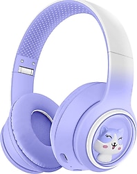 Nettech NT-BTH21 Mor Kulak Üstü Bluetooth Kulaklık
