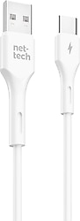 Nettech NT-DC07 1 m USB to Type-C Hızlı Şarj Kablosu