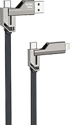 Nettech NT-DC43 1 m 3in1 Hızlı Şarj Kablosu