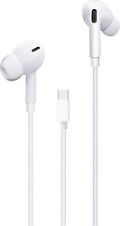 Nettech NT-HS05 Beyaz Type-C Kablolu Kulak İçi Kulaklık