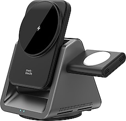 Nettech NT-WCH05 3in1 Kablosuz Hızlı Şarj Aleti