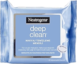 Neutrogena Deep Clean 25'li Makyaj Temizleme Mendili