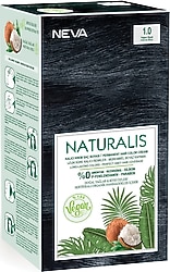 Neva Naturalis Vegan Kalıcı Krem Saç Boyası 1.0 Yoğun Siyah