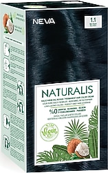 Neva Naturalis Vegan Kalıcı Krem Saç Boyası 1.1 Mavi Siyah