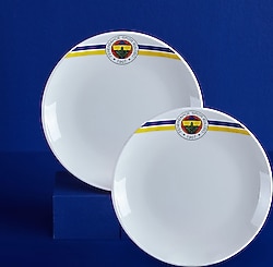 Neva N3428 Fenerbahçe Arma Logo Lisanslı 2'li Servis Tabağı
