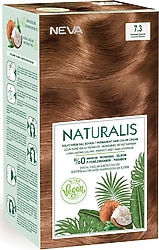 Neva Naturalis Vegan Kalıcı Krem Saç Boyası 7.3 Karamel Kumral
