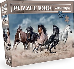 Neverland Atlar 1000 Parça Puzzle NL374