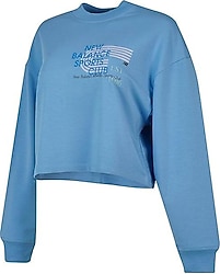 New Balance WNC1502-BLU Mavi Kadın Sweatshirt