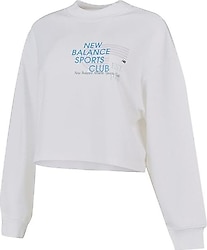 New Balance WNC1502-WT Beyaz Kadın Sweatshirt